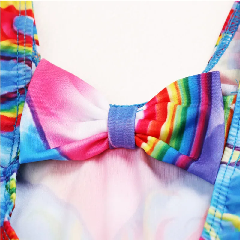 

2020 Children's One-piece Swimsuit Ins Child Bikini Girls Unicorn Kids Swimwear For Summer Beach Quick Drying Wade Bath Clothes