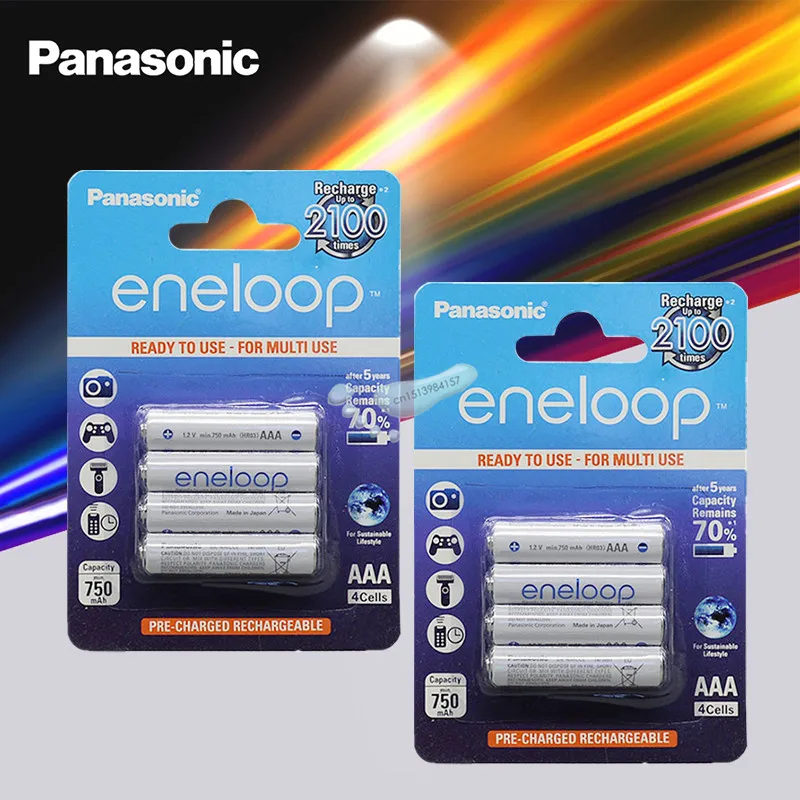 8 шт. Panasonic Eneloop Оригинальная батарея Pro 1 2 в AaA 800 мАч Ni MH камера Фонарик Игрушка