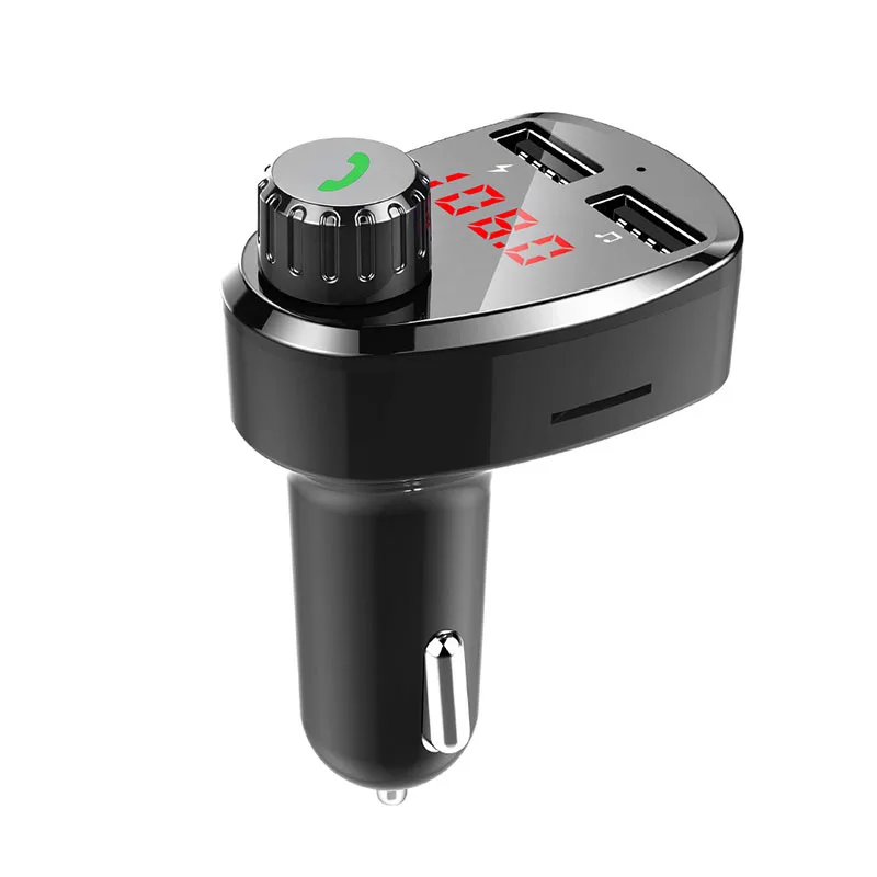 

Bluetooth Handsfree Car Kit FM Transmitter Dual USB Charger AUX MP3 Player Som Automotivo Manos Libres Coche Hand Free Voiture