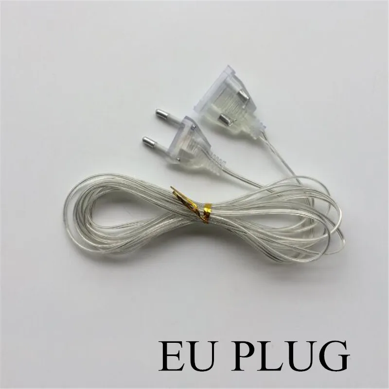 

3M Extender EU plug 220V for LED String Christmas Lights Garden Home Wedding Party Decoration