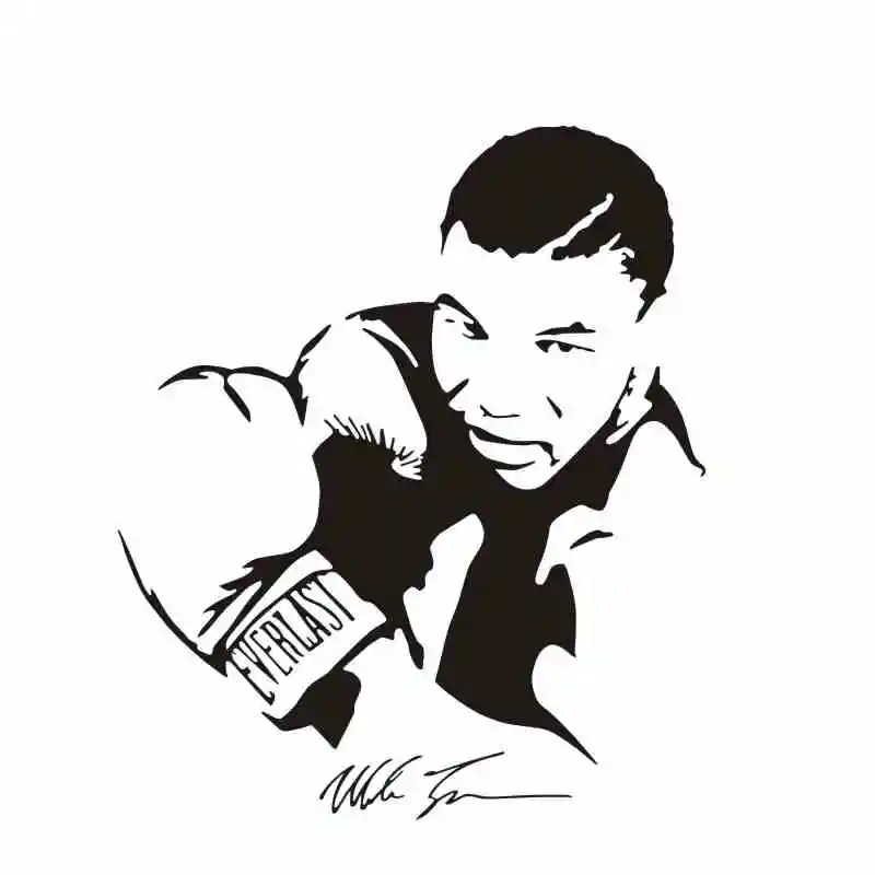 Боксерская перчатка Tyson наклейка кикбоксер автомобильная бесплатные боевые