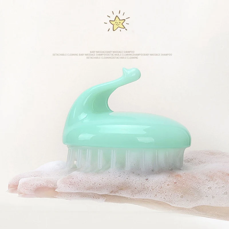 1 шт. щетка для детского шампуня детские силиконовые щетки купания шампунь мягкая