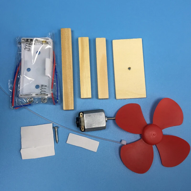 Горячая Распродажа DIY электрический вентилятор модели комплект Детские игрушки