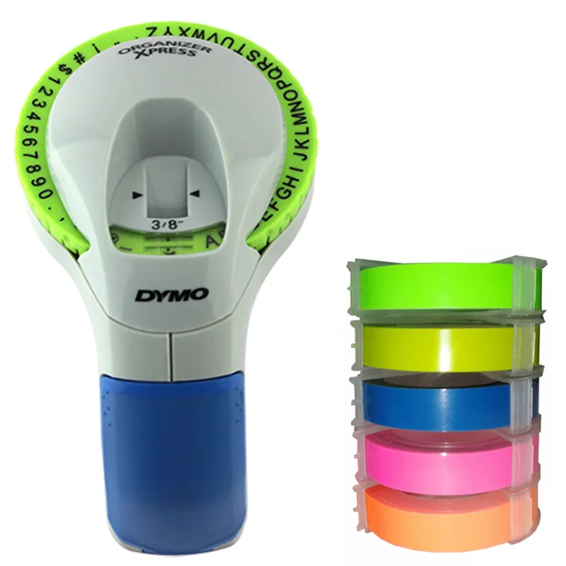 Dymo 12965 3D тиснение ручной производитель этикеток Dumo12965 принтеры для 9 мм лент