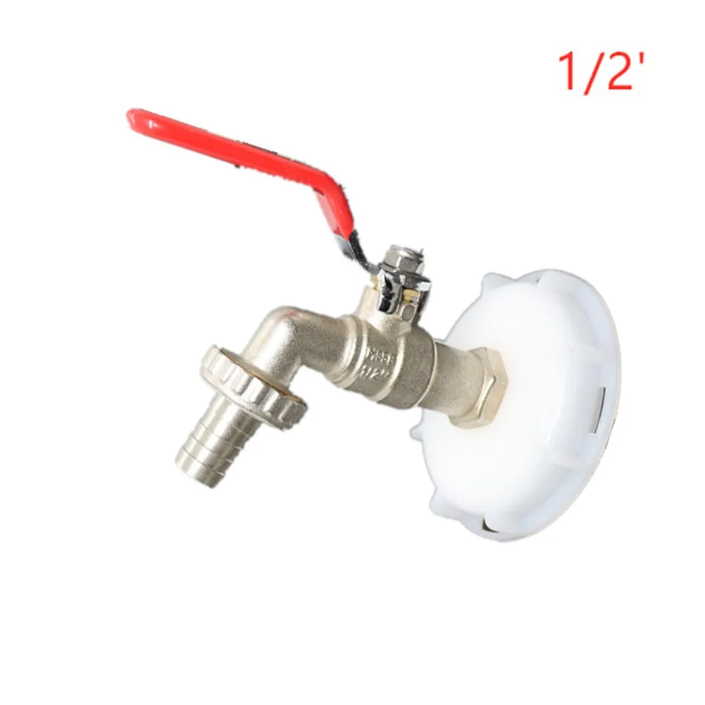 

1/2 Ball Valve Faucet IBC Adapter 62mm Camlock Easily Remove And Install