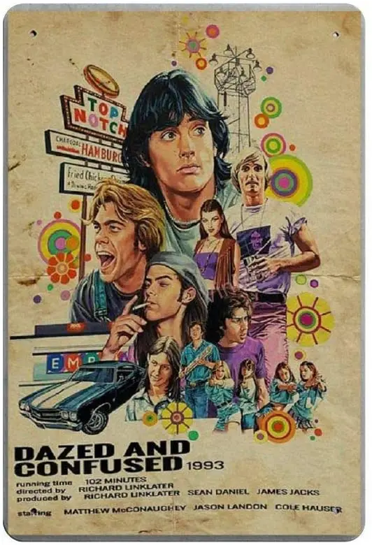 Dazed и путать Ретро металлическая Оловянная табличка на e mail Декор стены искусства