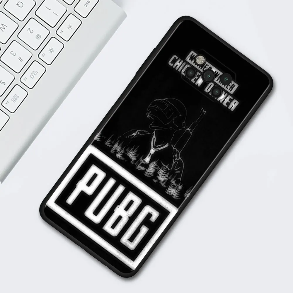 playerunknowns battlegrounds pubg case for xiaomi mi poco x3 nfc m3 x3 pro f3 gt f1 redmi note 8 9 10 pro 8t 9t 9s phone cover free global shipping