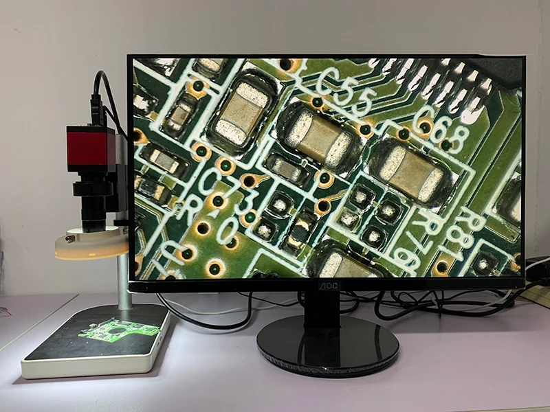 1080P 720P 60FPS HDMI VGA C-mount промышленный электронный цифровой микроскоп камера для телефона PCB пайки ремонтный осмотр