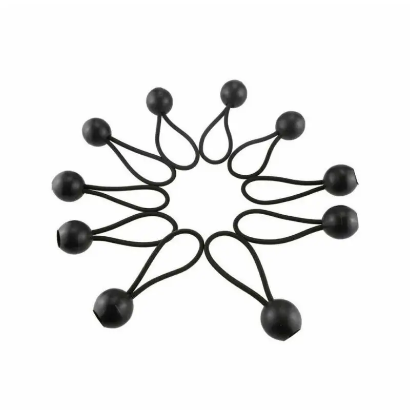 1 шт. шаровой банджи шнуры черный галстук вниз для брезент навес тент стены трубы