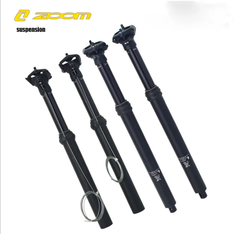 Zoom 30.9 31.6 Bicycle Seatpost Inner Outer Cable Remote Control Suspension Bike Seat Tube Accessories