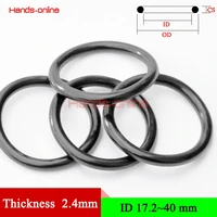 thicknesscs 2 4mm0 094 nbr70 nitrile rubber ring sealing o rings o ring seal gasket oil washer gaskets id 17 2 40mm