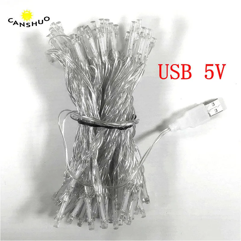 DC 5V USB Powered String Lights 2m/3m/10m LED Fairy Light Waterproof Garland for Holiday Christmas Wedding Party Decoration