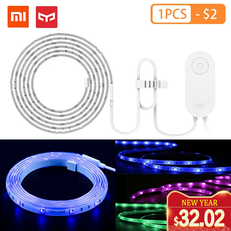 Умная световая LED панель Yeelight 2 м RGB линейный светильник для умного дома