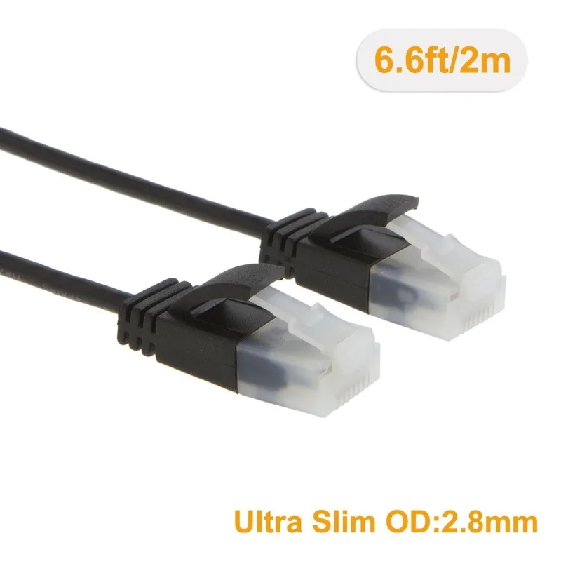 Cat6a Ethernet-кабель UTP 10 гигабитный 500 МГц сверхтонкий высокоскоростной сетевой