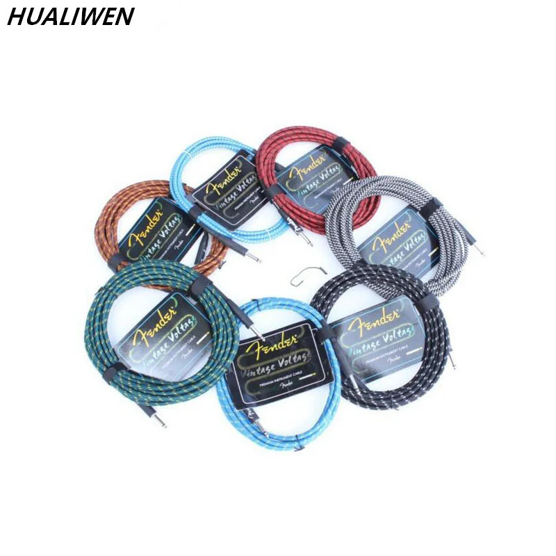 

Electric Guitar Cable Wire Cord No Noise Shielded Bass Cable For Guitar Amplifier Accessories Musical Instruments