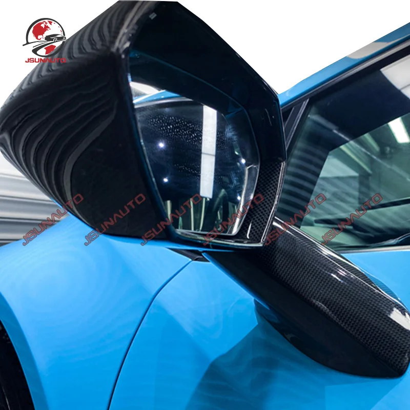 Боковая крышка зеркала из сухого углеродного волокна для Lamborghini Huracan кованые