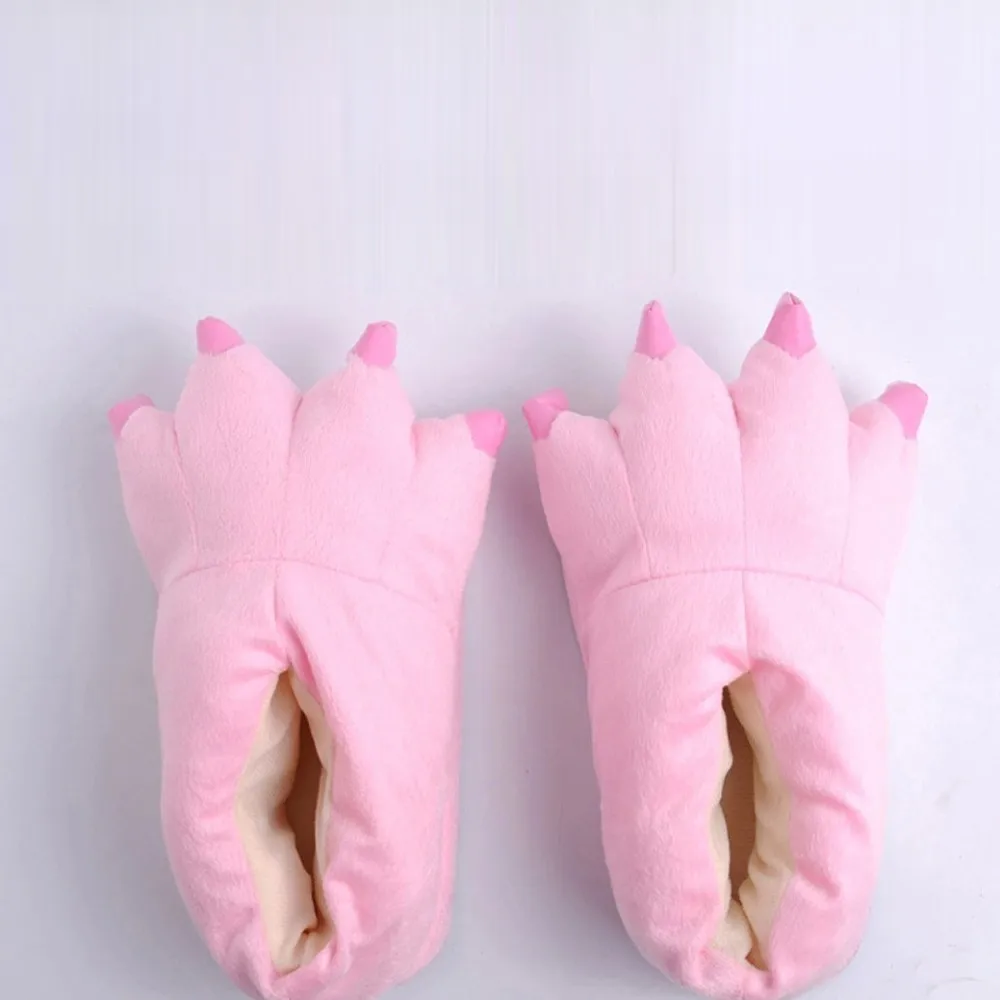 Kid Baby Girls Winter Warm Indoor Slippers Funny Animal Paw Claw Shoes kids shoes Girl winter Детские тапочки |