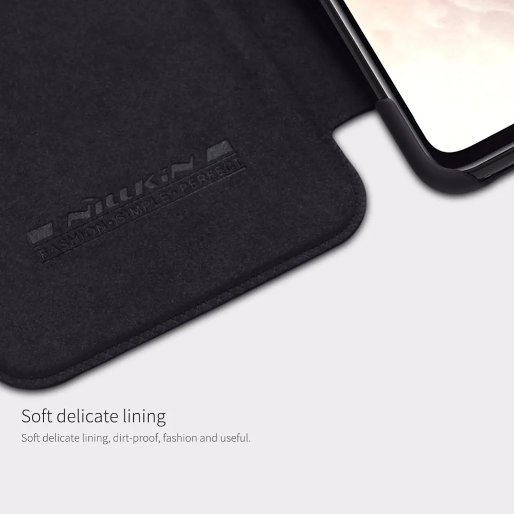 Кожаный чехол для Oneplus 7T Nillkin QIN, защитный флип-чехол для Oneplus 7T Pro One plus 7T