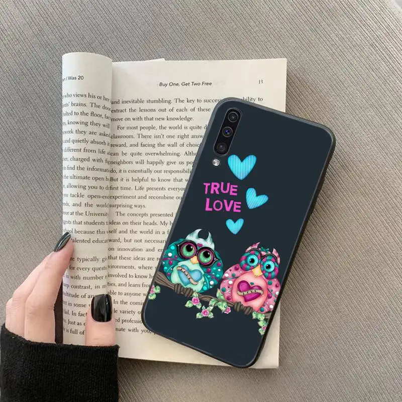 

Animal Owl art cool cute Phone Case For Samsung galaxy S 7 8 9 10 20 edge A 6 10 20 30 50 51 70 note 10 plus
