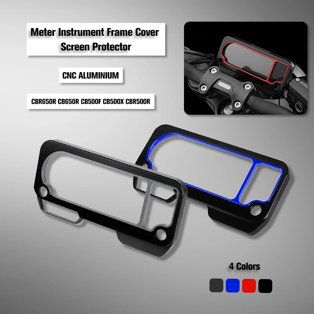 

Motorcycle Frame Cluster Screen Instrument Meter Case Guard Cover For Honda CB 650R CBR 650R CB650R CBR650R 2018 2019 2020 2021