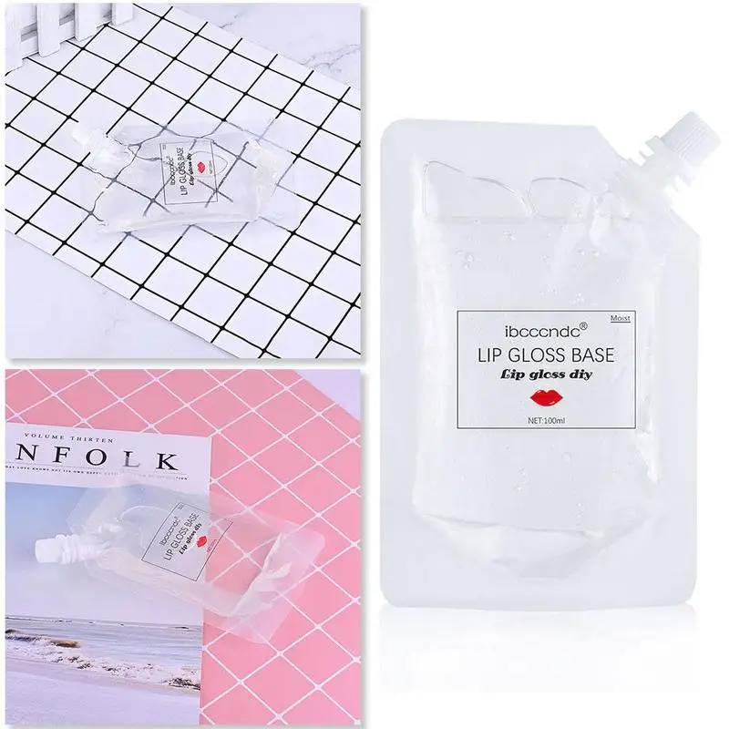 New Clear Lip Gloss Oil Base Nonstick DIY Stick Material Gel For Lipstick Liquid Handmade Tools | Красота и здоровье