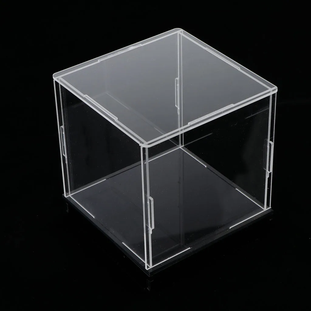 

Acrylic Display Case Dustproof Action Figures Model Storage Show Case 10x10x10cm