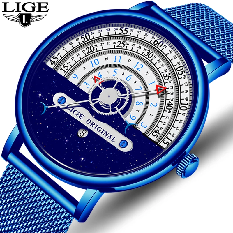 Часы Reloj мужские 2020 модные женские роскошные часы от лучшего бренда с сетчатым