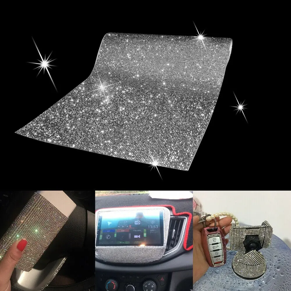 Модный чехол типа сделай сам автомобиль блестящая наклейка автомобиля Декор