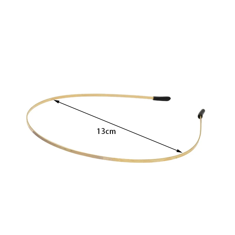 Минималистичная модная простая металлическая невидимая повязка на голову