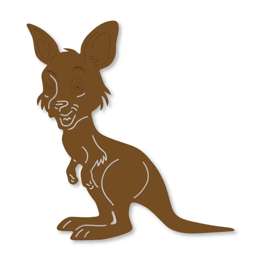 Кенгуру рамка Скрапбукинг металлические режущие штампы для DIY фотоальбома