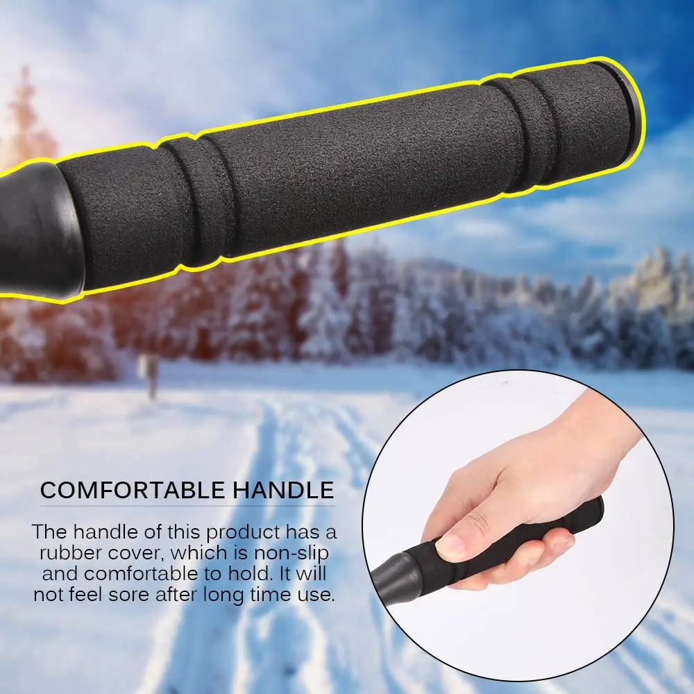 Выдвижной снегоочиститель для автомобиля с ручкой из пенопласта подходит