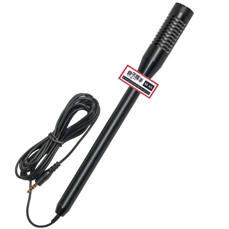 Микрофон для записи интервью микрофон с разъемом 3 5 мм iPhone 6s Plus Se 6 телефонов iPad Air