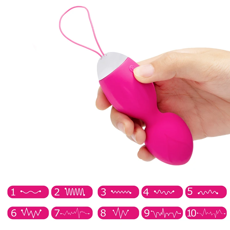 Kegel шариковый Вибратор для вагинальных упражнений беспроводные вибрирующие яйца