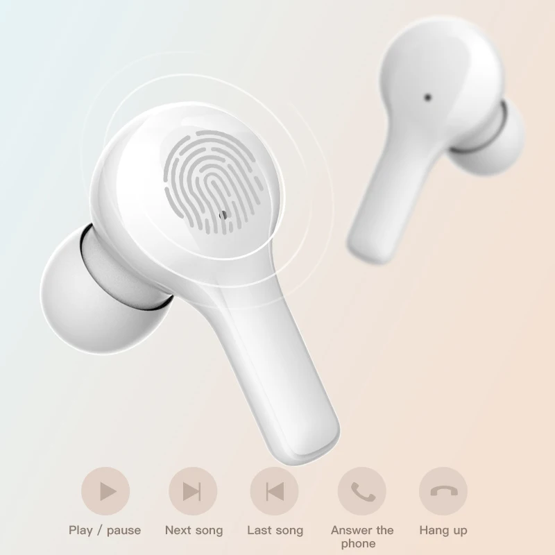 Новое высокое качество R5 наушники вкладыши TWS Bluetooth 5 0 гарнитура бинауральные Touch