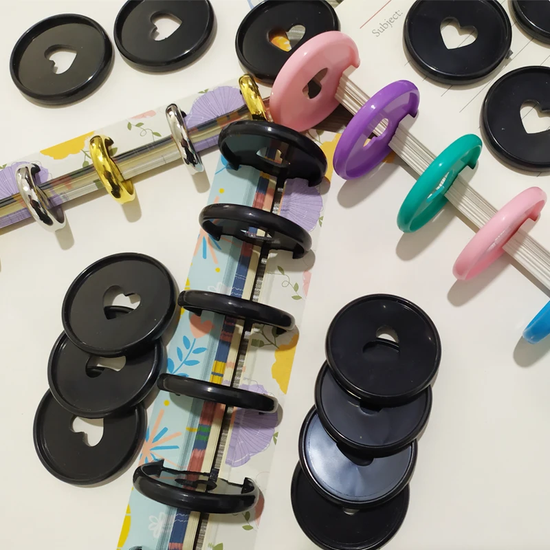 30 шт 35 мм переплет пряжки диск гриб отверстие кнопка блокнот пластиковый лист