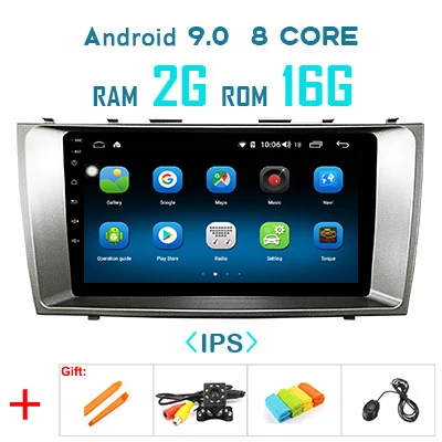 9.0 2G 16G 4G 64G 1280*720P Android 9,0 Carplay gps для Toyota Camry 7 XV 40 50 радио 2007-2011 навигационный экран рекордер без DVD плеера - Цвет: 9.0 2G 16G