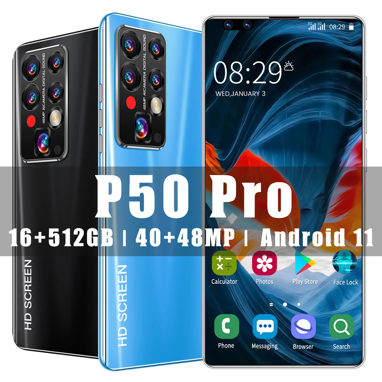 

Смартфон с 5,5-дюймовым дисплеем, Android 7,8, 16 ГБ ОЗУ 11,0 Гб ПЗУ, 40 Мп + 48 МП, 512 мАч