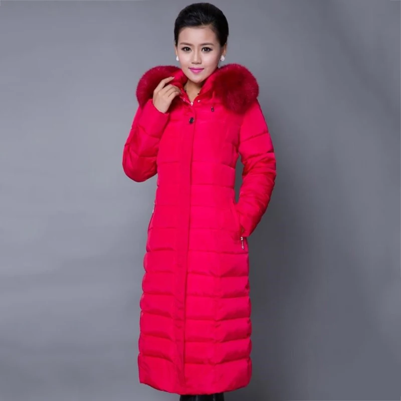 

Большие размеры 4XL 5XL 2019 женская зимняя длинная куртка с капюшоном Женская парка с меховым воротником пуховые хлопковые пуховики женские PP241