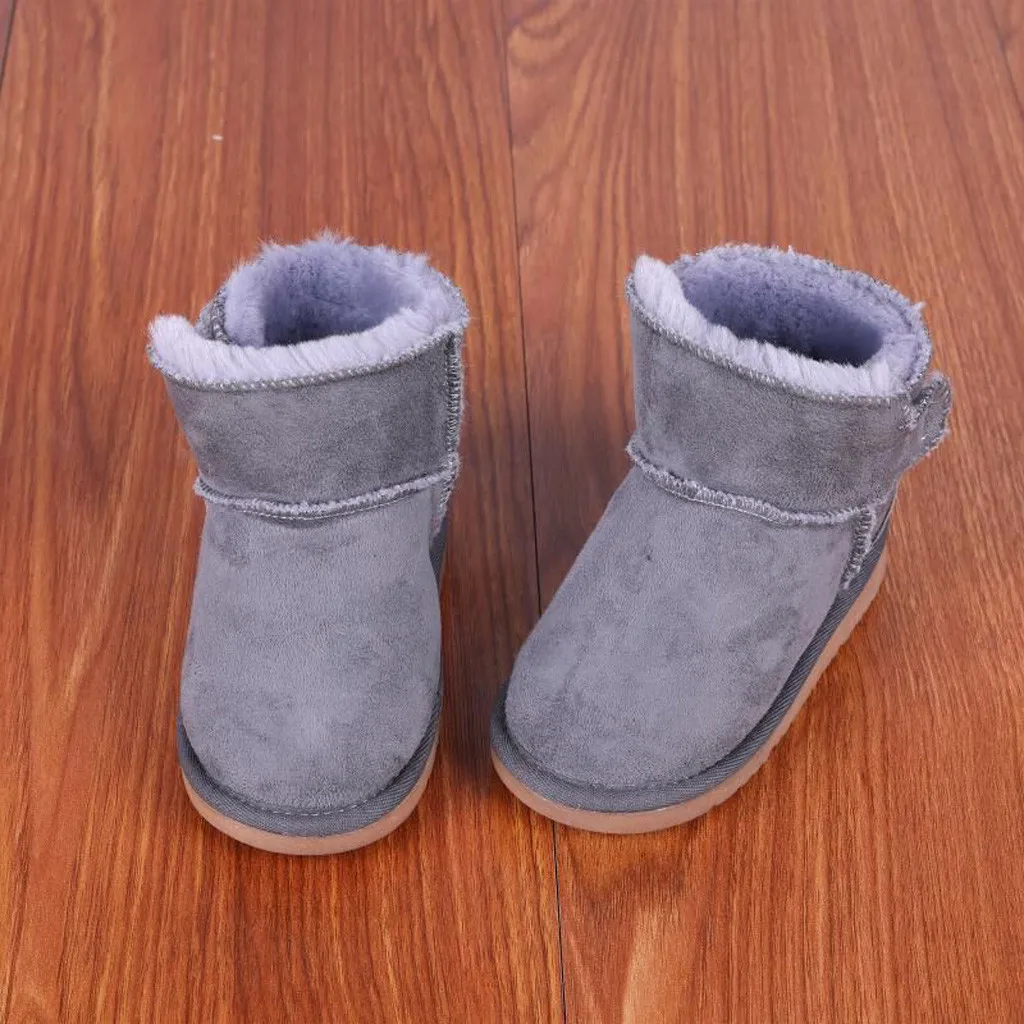 Зимняя Повседневная новая детская обувь для мальчиков и девочек высокие