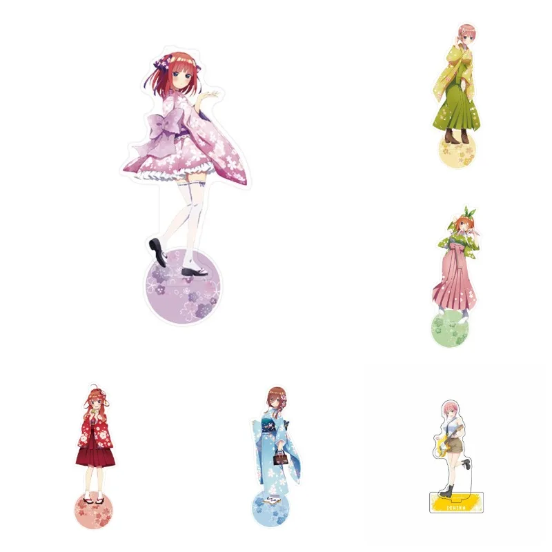 

2021 Hot Anime The Quintessential Quintuplets Acrylic Stand Figure Display Model Plate Toy Cosplay Decor Nakano Ichika Miku