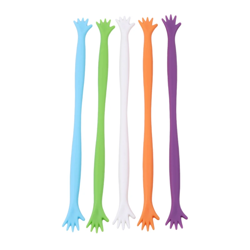 Новинка 5 цветов помогите мне мешалка для кофе и напитков трость перемешивания