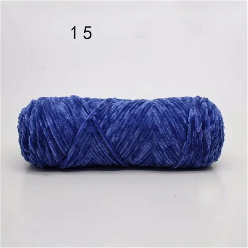 15 10pcs 10 шт. бархатная пряжа для вязания крючком, текстурированный полиэстер, смешанный хлопок, синельная пряжа, детское одеяло, предлагаем иглу 4 мм-5 мм - Цвет: 15 10pcs