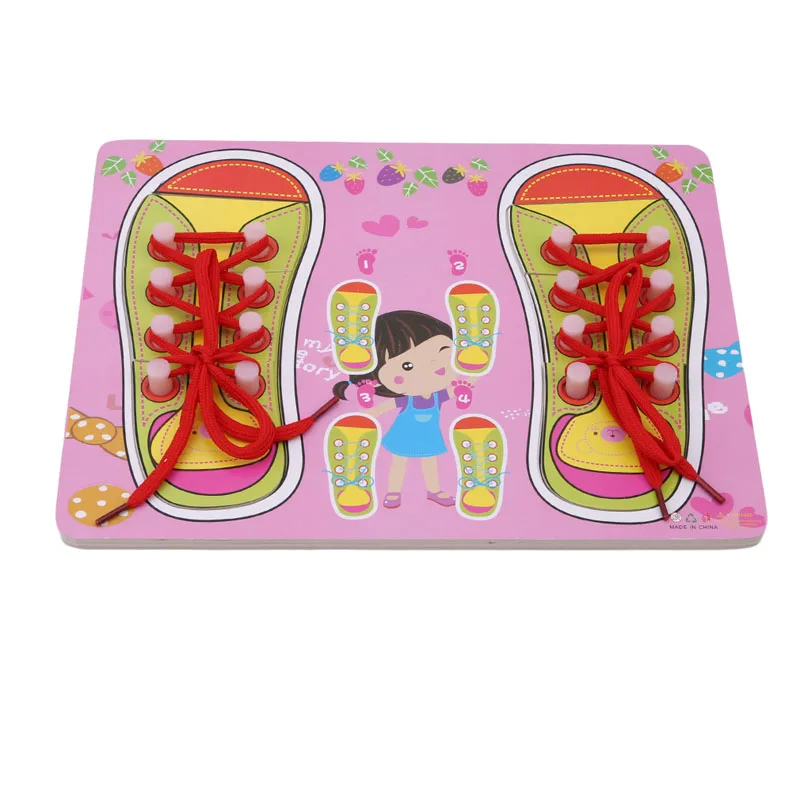 Дети Монтессори обучающая игрушка занятая доска детская базовые навыки для