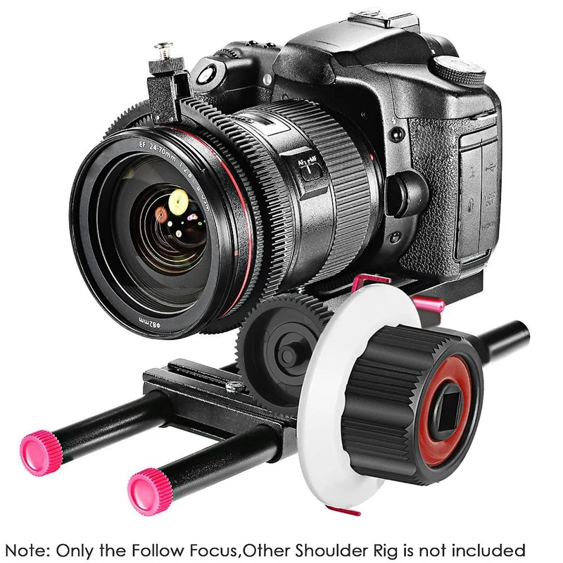 Follow Focus с зубчатым кольцом для Canon и других DSLR камер Видеокамеры DV Video подходит 15 мм