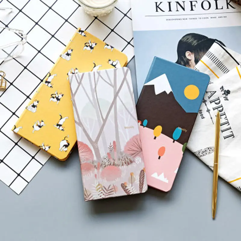 Однотонный Карманный Еженедельный планировщик блокнот 88 листов 18 5*9 1 см сделай