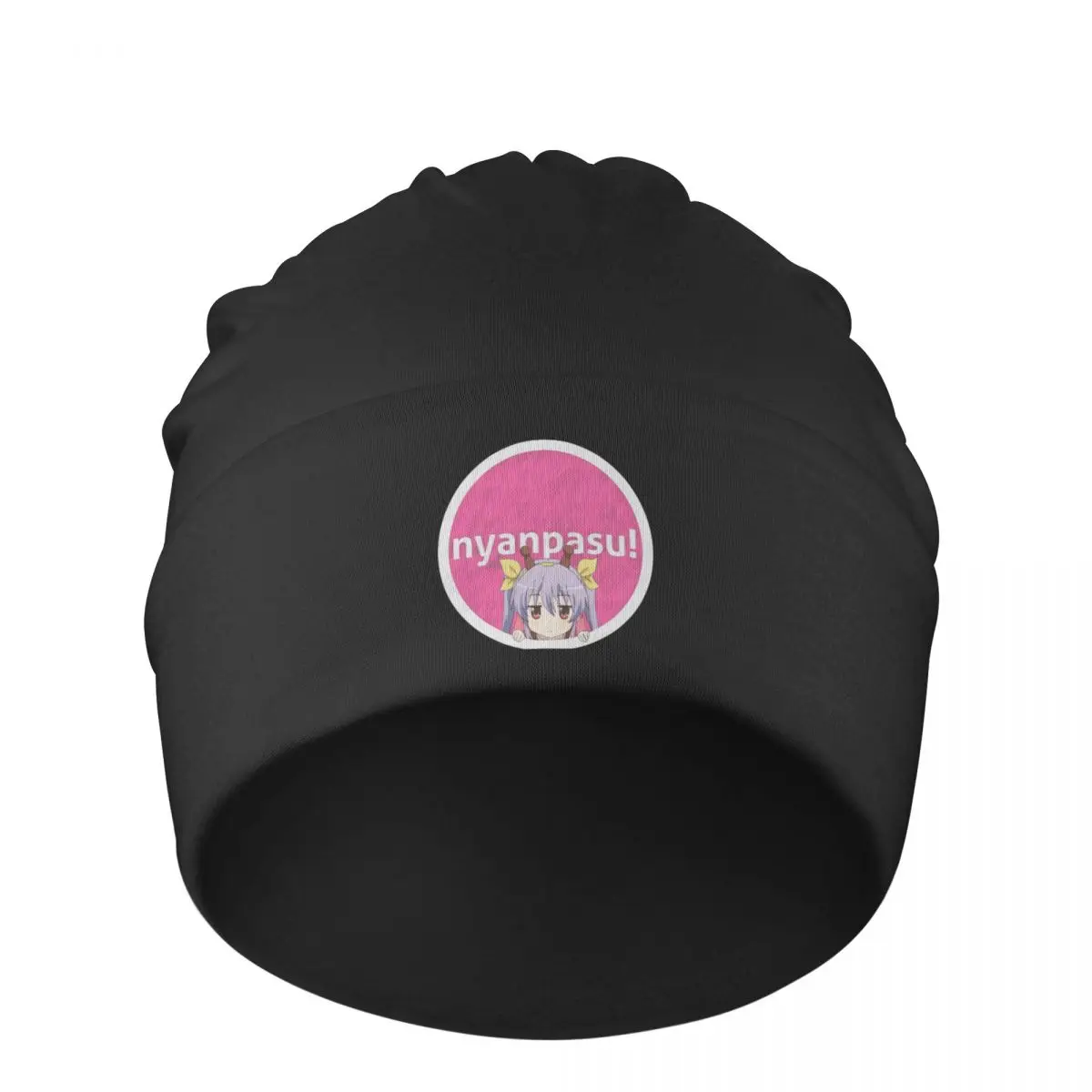 

Bonnet Non Non Biyori Cycling Knit Hat Nyanpasu! Osu! Parody Winter Warm Design Skullies Beanies Caps