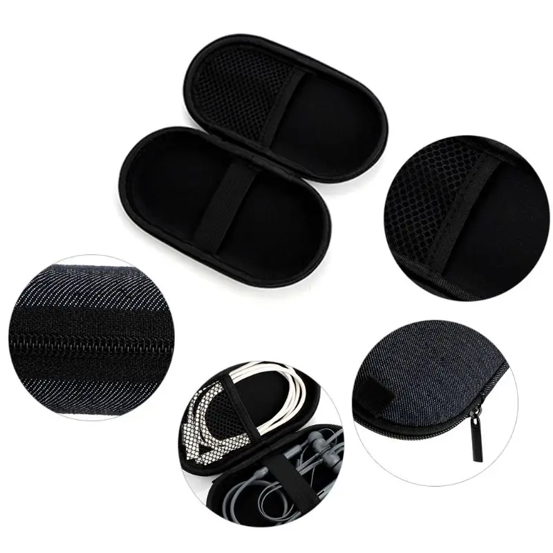 

Portable Headphone Case Shockproof Storage Bag for Hua-wei Freelace for BeatsX