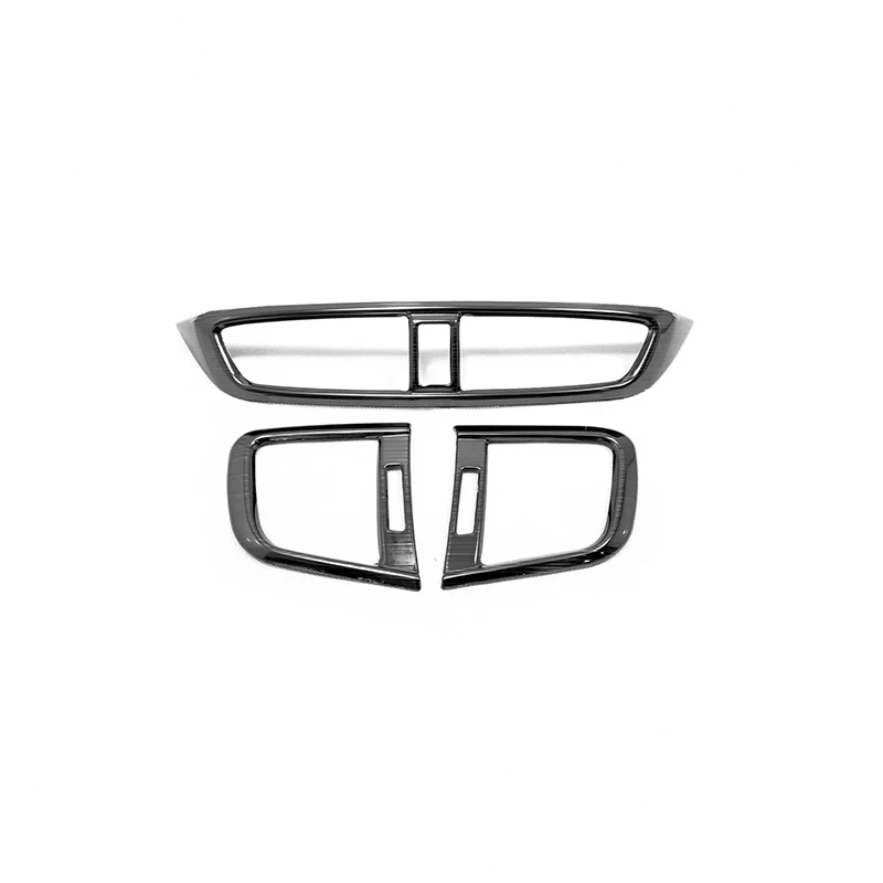 

for Honda CR-V CRV 2017 18 19 2020 Car Dashboard Center Central Left Right Air Conditioner Outlet AC Vent Trim Stainless Steel