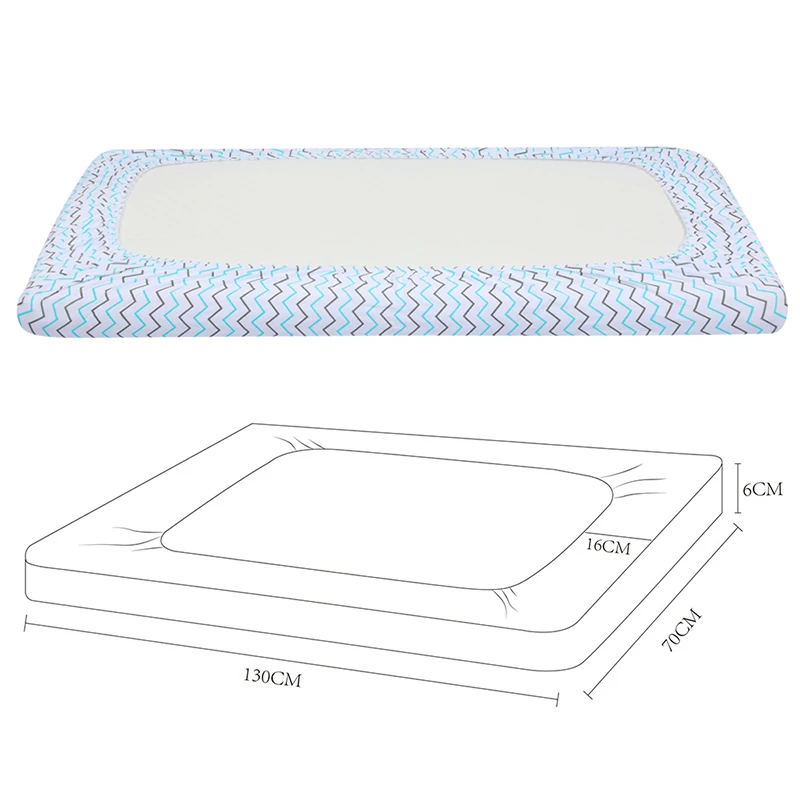 Baby Crib Sheet Set 2 Pack Stretchy Sheets for Boys Girls Universal Knit Fitted Standard Toddler (130*70 CM) | Мать и ребенок