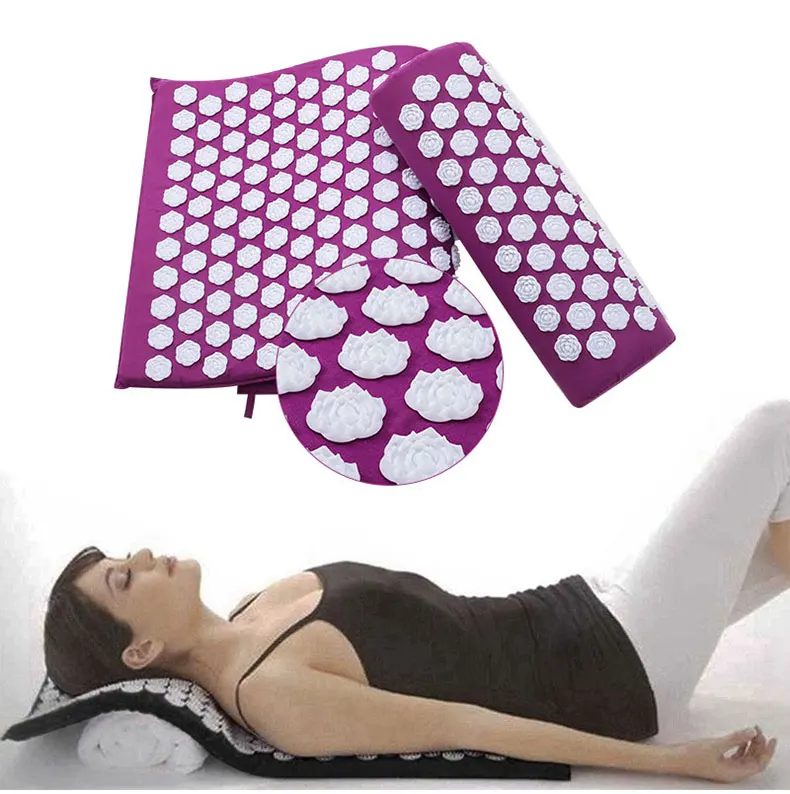 Массажер подушки Лотос акупрессурный Мат Подушка коврики для йоги кровать